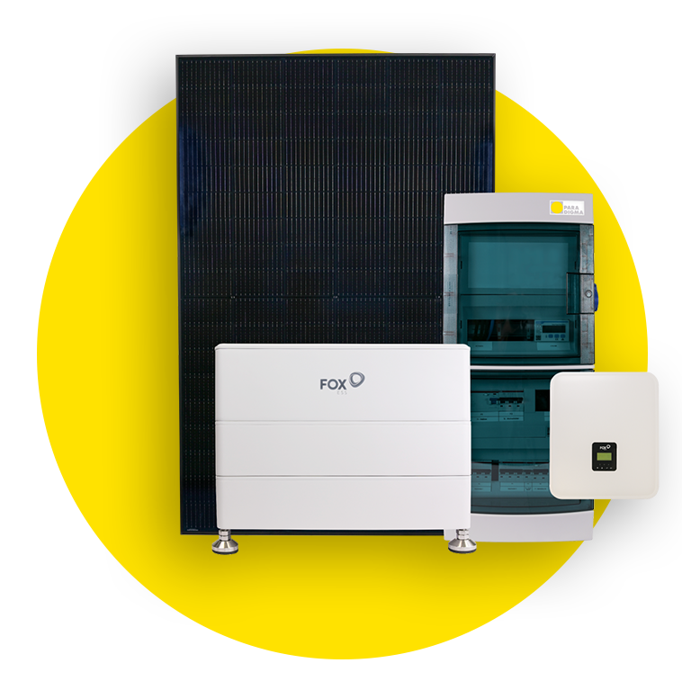 Komplettes Photovoltaik-Paket von Paradigma