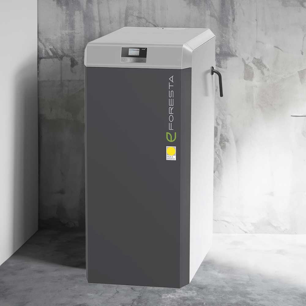 FORESTA Scheitholzkessel im Keller